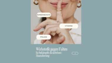 Wirkstoffe gegen Falten Beitragsbild