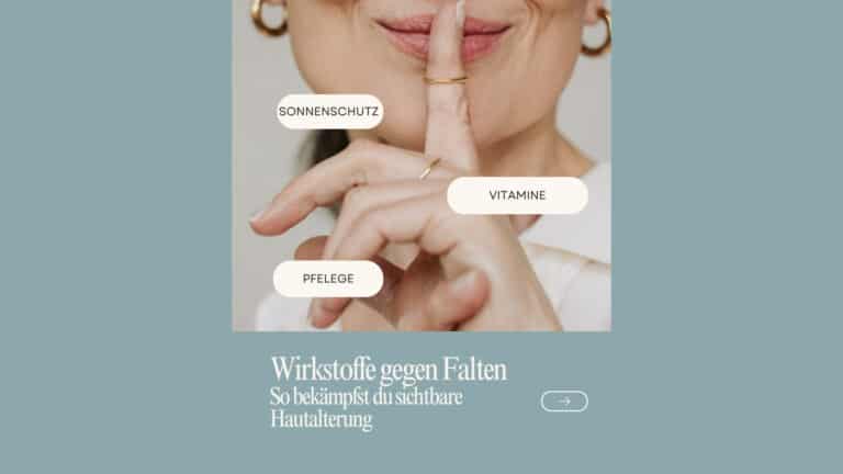 Wirkstoffe gegen Falten Beitragsbild