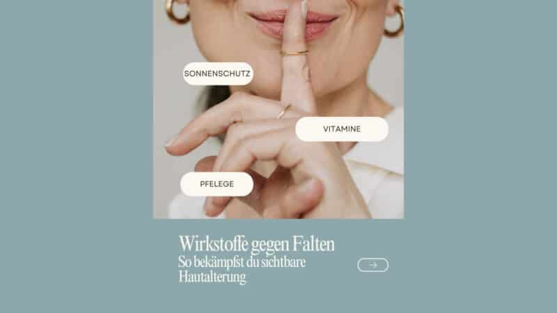 Wirkstoffe gegen Falten Beitragsbild