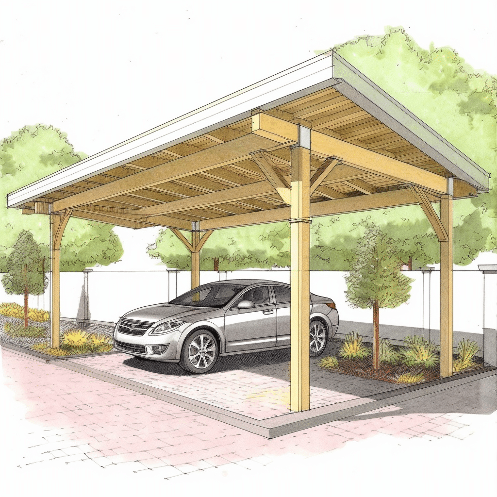 Gartenbau, DIY Carport