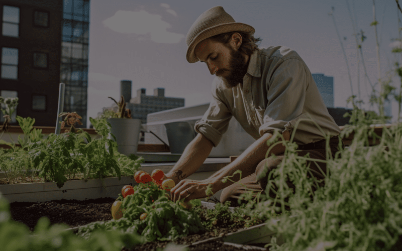 Urban Farming Revolution der nachhaltigen Stadtlandwirtschaft