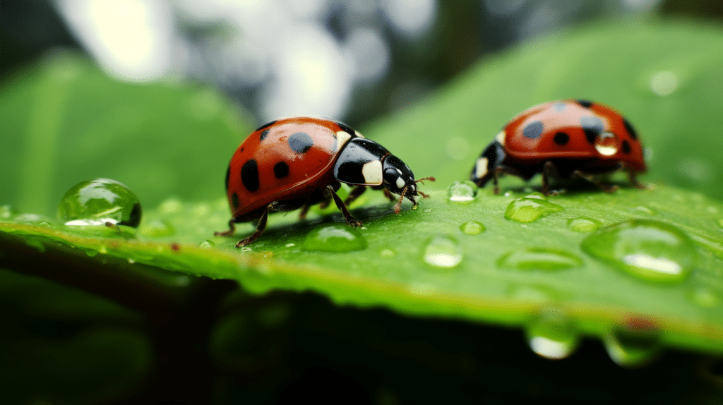 Marienkäfern als Nützlinge im Garten gegen Blattläuse einsetzen