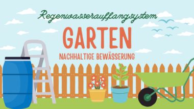 Regenwasserauffangsystem im Garten installieren