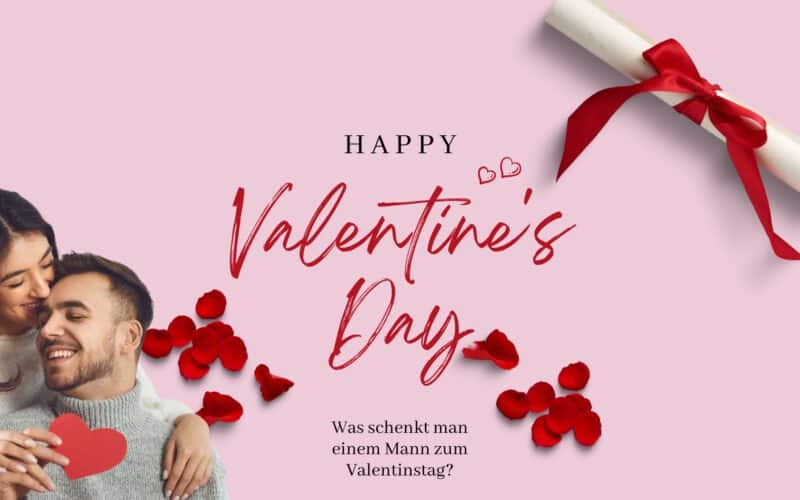 Was schenkt man einem Mann zum Valentinstag Beitragsbild