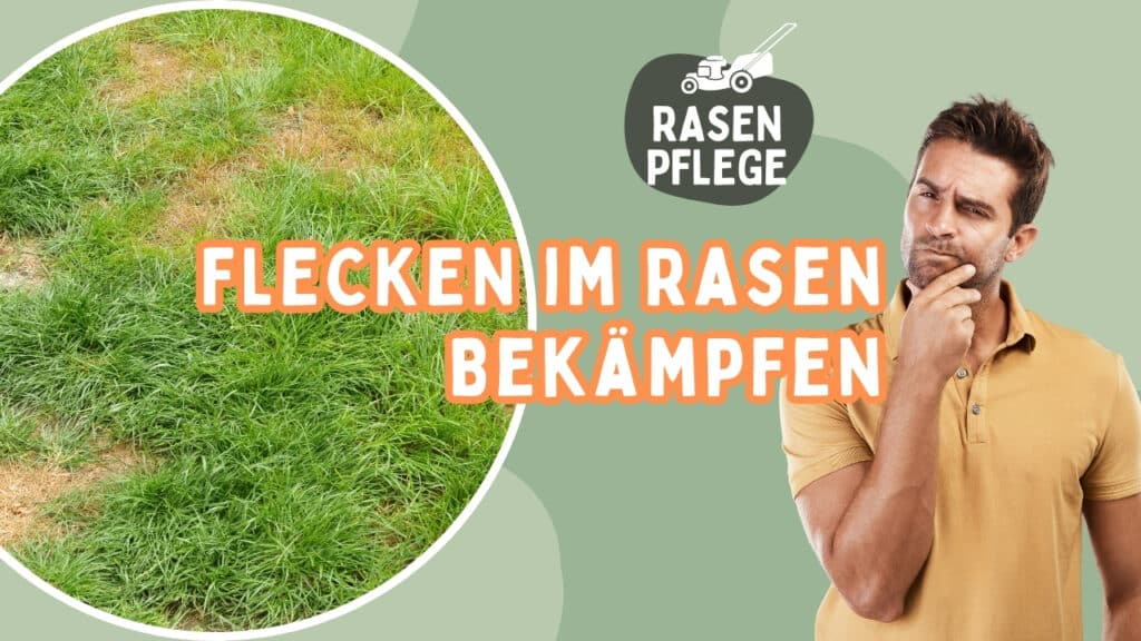 Flecken im Rasen