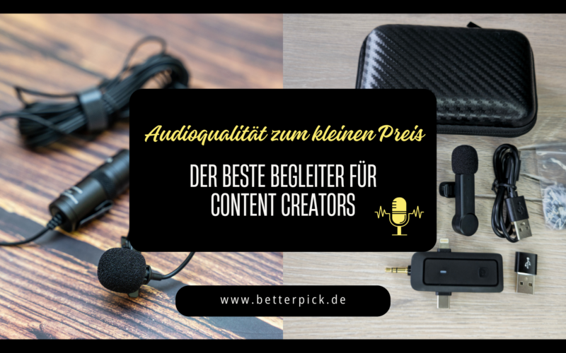 Das BZXZB Lavalier Mikrofon im Test: Perfekt für Content-Ersteller