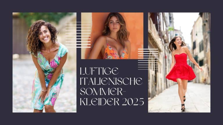 Luftige italienische Sommerkleider 2025 ☀️ Die Trends der Saison!