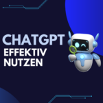 Ein Chatbot mit Lupe hilft bei der Suche nach Informationen.
