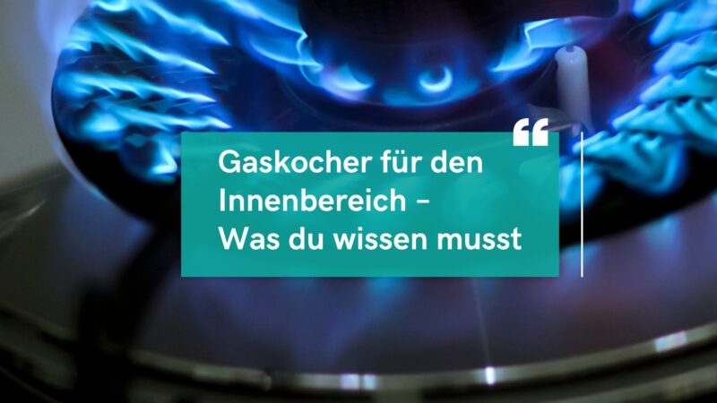 Gaskocher für den Innenbereich