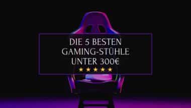 Bester Gaming Stuhl unter 300€ 2025 - Beitragsbild