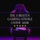 Bester Gaming Stuhl unter 300€ 2025 - Beitragsbild