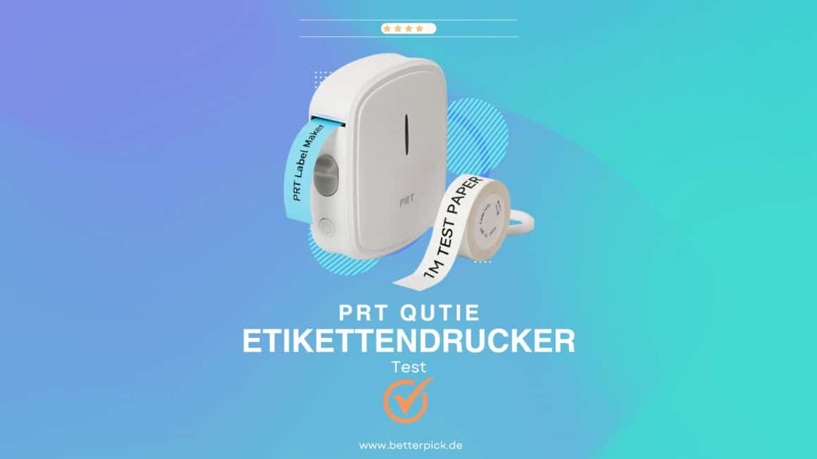 PRT QUTIE Etikettendrucker Test Beitragsbild