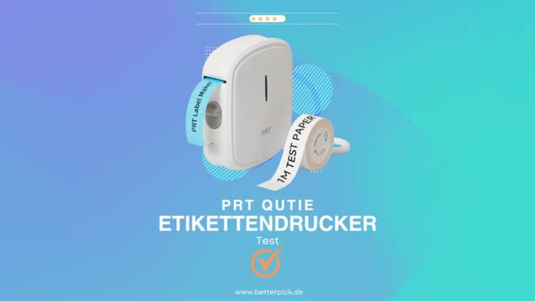 PRT QUTIE Etikettendrucker Test Beitragsbild