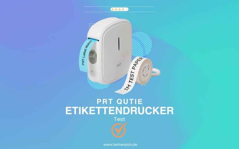 PRT QUTIE Etikettendrucker Test Beitragsbild