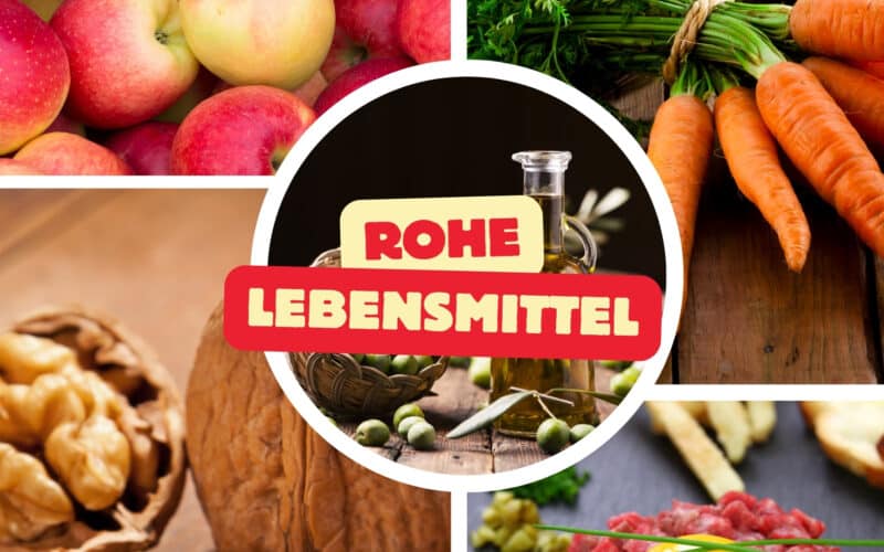 Rohe Lebensmittel Beitragsbild