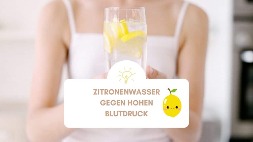 Zitronenwasser gegen hohen Blutdruck Beitragsbild