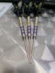 Drei identische Darts mit langen 40 mm Swiss SLK Points in Reihe.