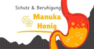 Manuka Honig Magenschleimhautentzündung: Honigfaden in lauwarmem Tee als schonende Einnahme vor Mahlzeiten.