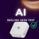 Beelink SER9 Mini PC auf futurativem Hintergrund mit Text „AI Beelink SER9 Test“ und grünem Haken