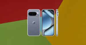 Neues Google Pixel 10 in Grau – Rückansicht mit Kameraeinheit, Frontansicht mit großem Display und Seitenansicht des Rahmens.