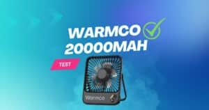 Warmco 20000mAh tragbarer Camping Ventilator im Test – leistungsstarker Akku-Ventilator für Camping, Büro und Schlafzimmer.
