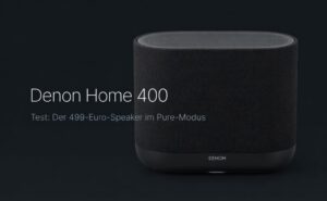 Denon Home 400 Smart Speaker in Schwarz – Test: Der 499-Euro-Premium-Lautsprecher mit Dolby Atmos Music im Pure-Modus